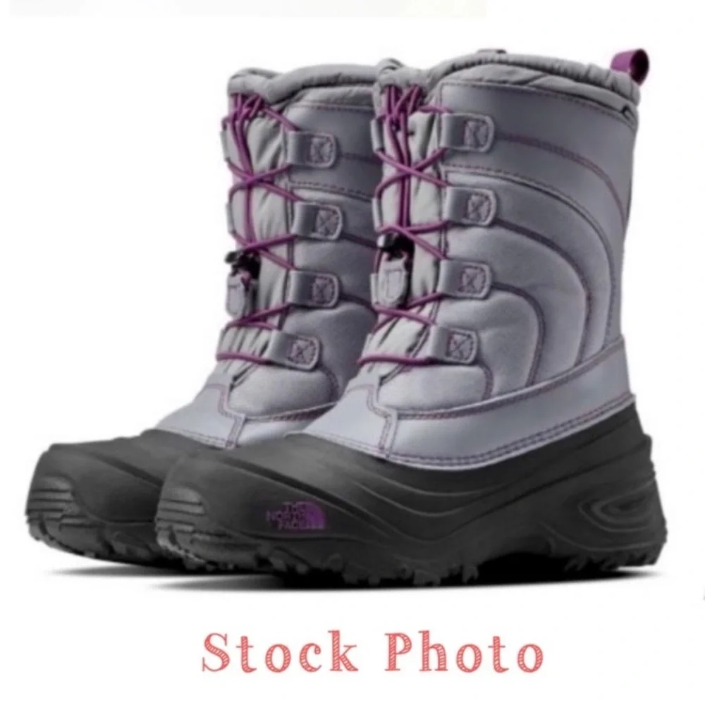 THE North Face Youth Alpenglow IV Snow Winter Boot ThermaFelt Lined NF0A2T5P